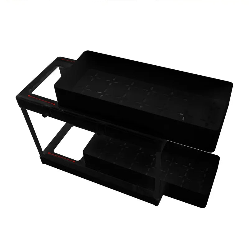 2 Tier Under Sink Organizer For Bathroom Kitchen Storage Sliding Drawer Pull Out Under Sink Cabinet Organizers Kitchen Organizer