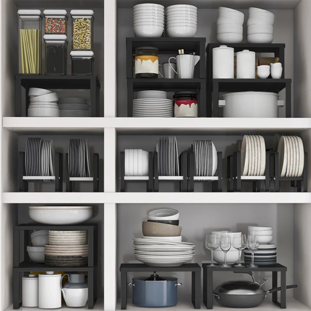 Storage Rack Square Design Space Saving Counter Shelf Simple