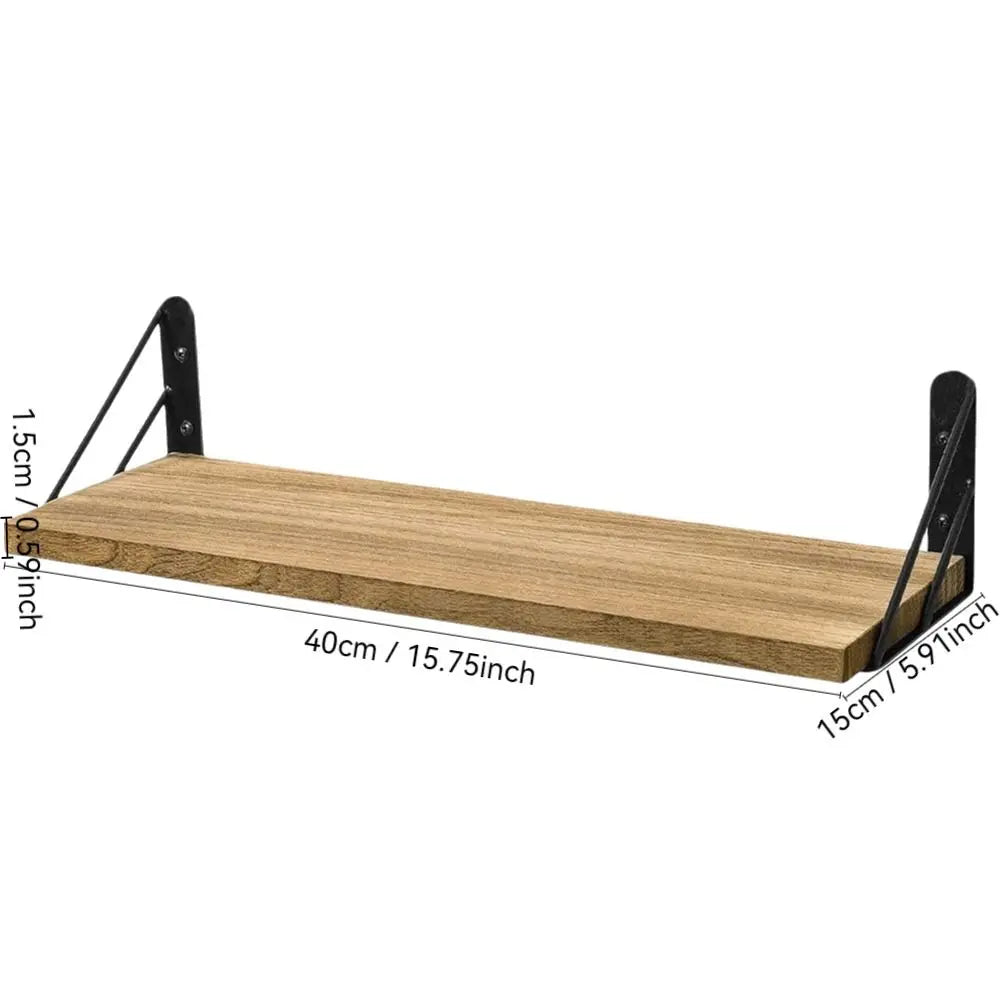 Modern Wall Mounted Floating Shelves Sturdy Versatile Wall Shelf Save Space Storage Rack for Bathroom Kitchen
