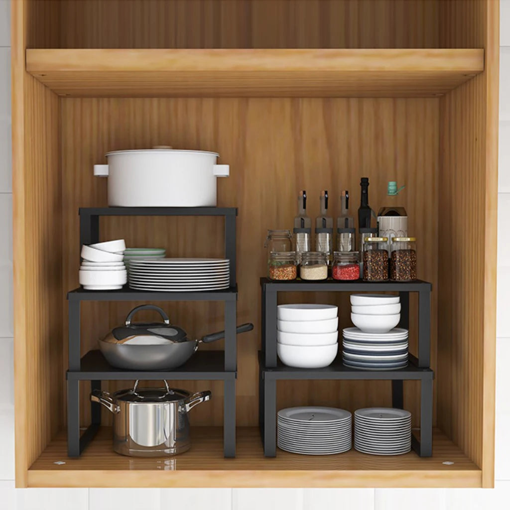 Storage Rack Square Design Space Saving Counter Shelf Simple