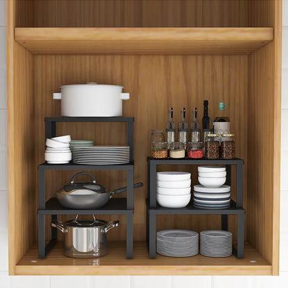 Storage Rack Square Design Space Saving Counter Shelf Simple