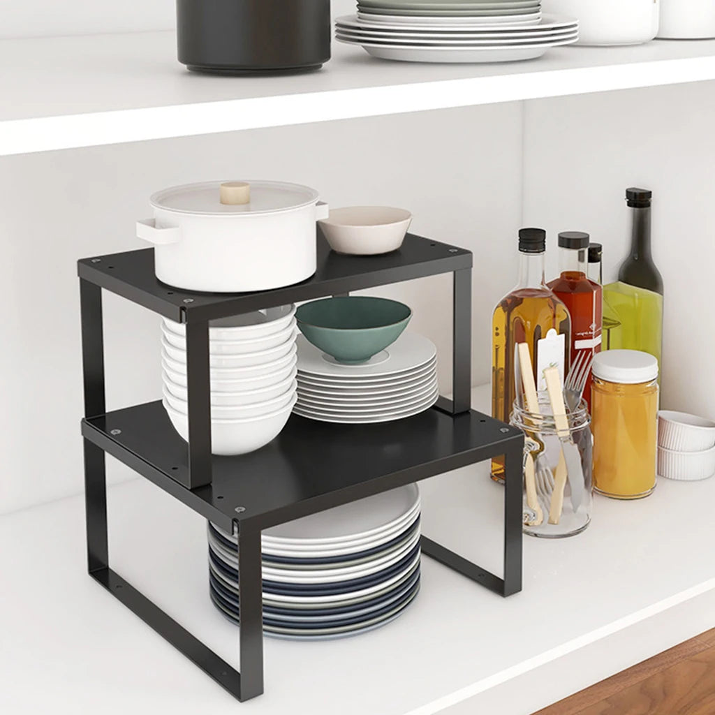 Storage Rack Square Design Space Saving Counter Shelf Simple