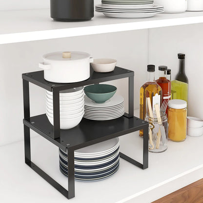 Storage Rack Square Design Space Saving Counter Shelf Simple