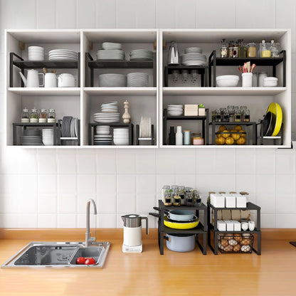 Storage Rack Square Design Space Saving Counter Shelf Simple