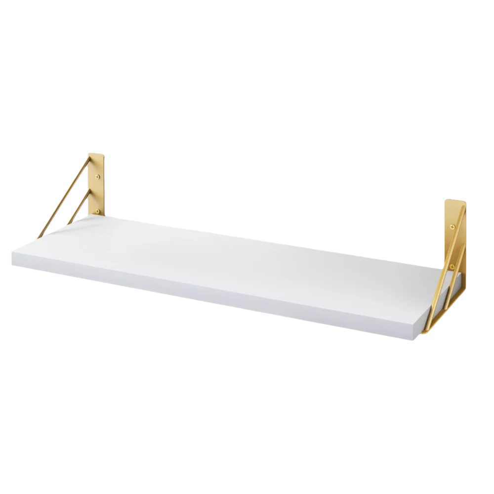 Modern Wall Mounted Floating Shelves Sturdy Versatile Wall Shelf Save Space Storage Rack for Bathroom Kitchen