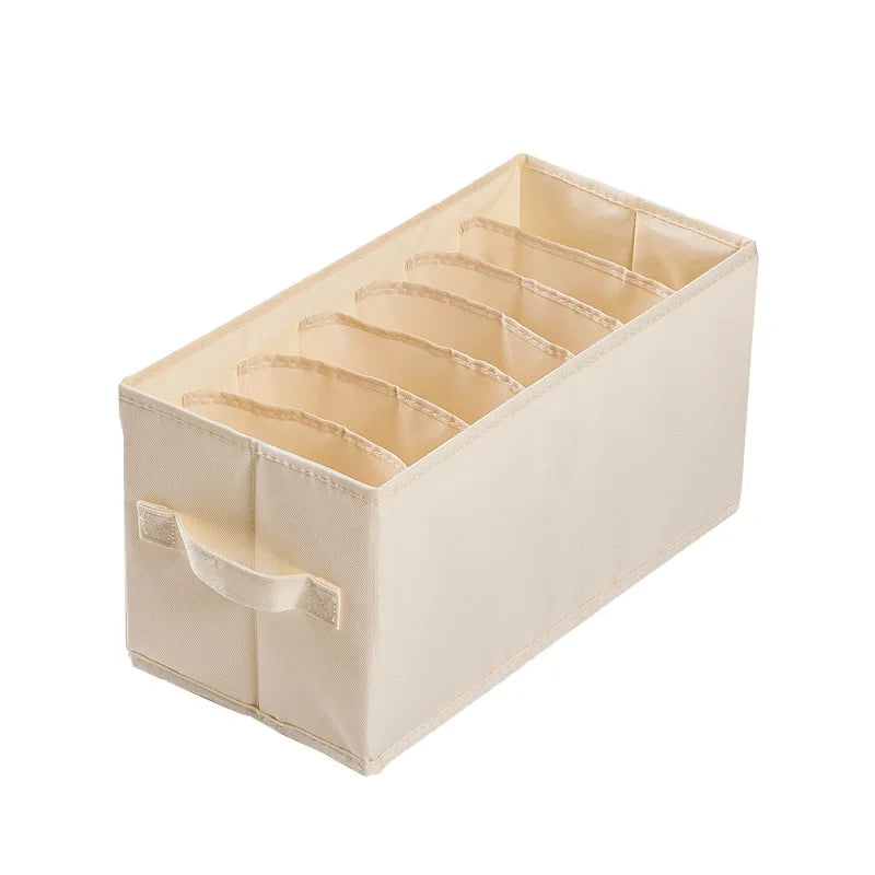 Drawer Organizer for Jeans Pants Sock Shirts Clothes Storage Box Wardrobe Cabinet Drawer Underwear Clothes Organizer Storage