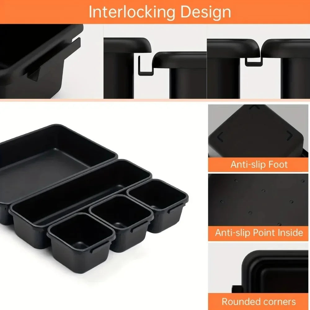 Drawer Organization 8/26/47pcs Tool Tray Tool Box Organizer Tray Dividers Set Workbench Cabinet Bins Tool Chest Garage Hardware