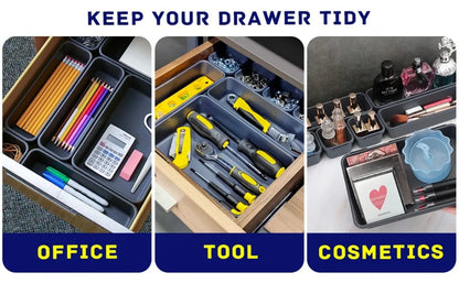 Drawer Organization 8/26/47pcs Tool Tray Tool Box Organizer Tray Dividers Set Workbench Cabinet Bins Tool Chest Garage Hardware