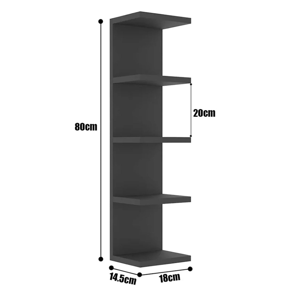 Multi-Layer Wall-Mounted Storage Racks Wall-Mounted Display Racks Modern Style Wall Decoration Racks for Living Rooms Bedrooms