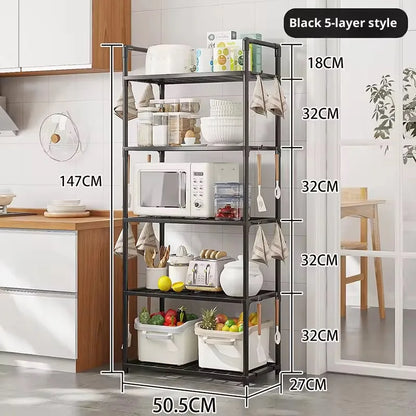 Storage Shelves Storage Rack Shelving Units Utility Shelf for Kitchen Pantry Bathroom Office Organization and Storage