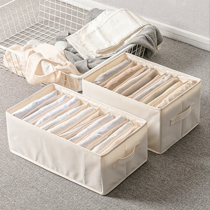 Drawer Organizer for Jeans Pants Sock Shirts Clothes Storage Box Wardrobe Cabinet Drawer Underwear Clothes Organizer Storage