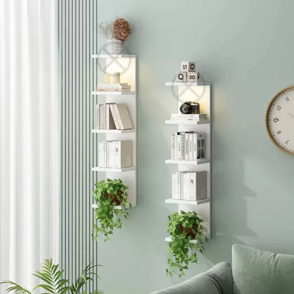 Multi-Layer Wall-Mounted Storage Racks Wall-Mounted Display Racks Modern Style Wall Decoration Racks for Living Rooms Bedrooms