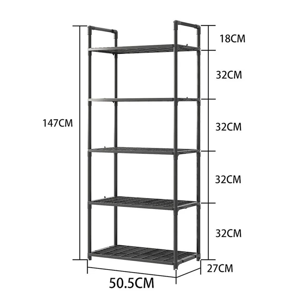 Storage Shelves Storage Rack Shelving Units Utility Shelf for Kitchen Pantry Bathroom Office Organization and Storage