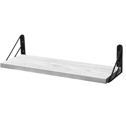 Modern Wall Mounted Floating Shelves Sturdy Versatile Wall Shelf Save Space Storage Rack for Bathroom Kitchen