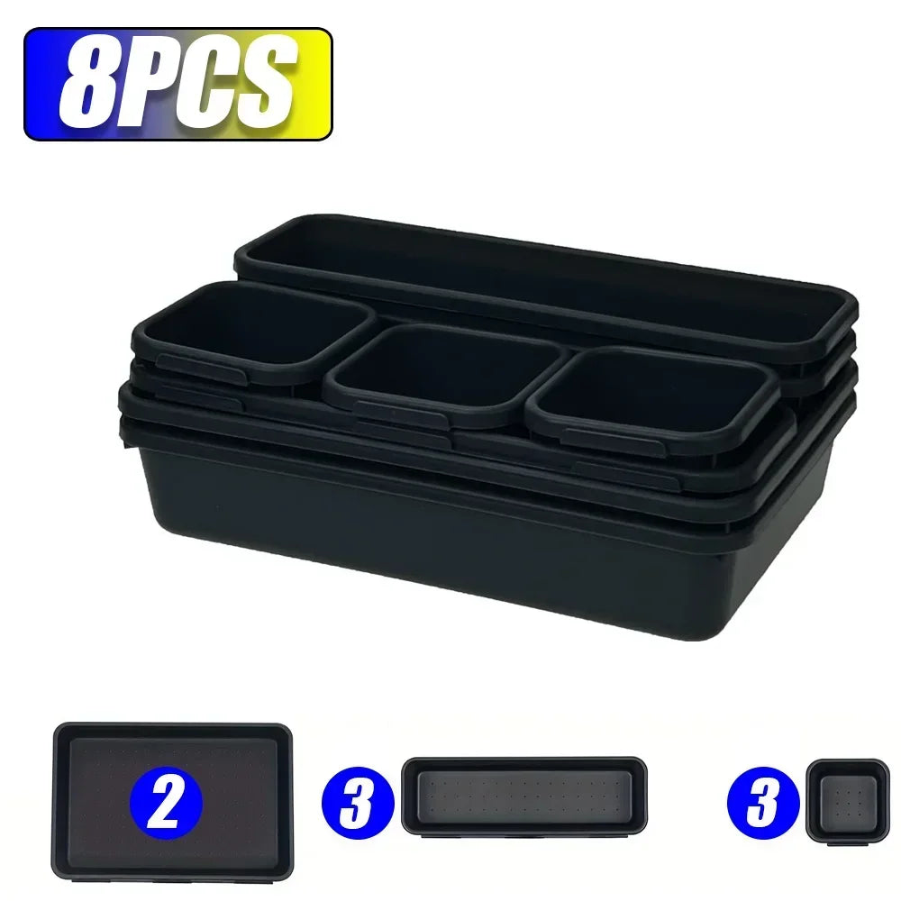 Drawer Organization 8/26/47pcs Tool Tray Tool Box Organizer Tray Dividers Set Workbench Cabinet Bins Tool Chest Garage Hardware