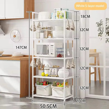 Storage Shelves Storage Rack Shelving Units Utility Shelf for Kitchen Pantry Bathroom Office Organization and Storage