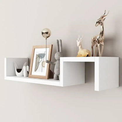 Wall-mounted Shelves For Living Room And Bedroom, Featuring Simple, Freely Combinable, And Creative Grid Designs