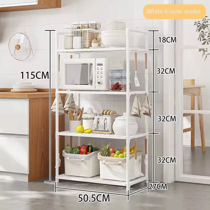 Storage Shelves Storage Rack Shelving Units Utility Shelf for Kitchen Pantry Bathroom Office Organization and Storage