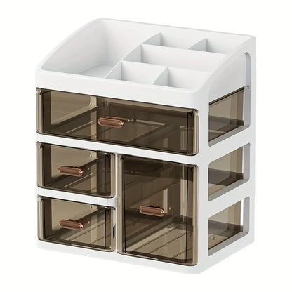 Cosmetics Storage Box Cosmetics Storage Box Drawer, Large Capacity Dust-proof Skincare Product Display Rack, Desktop Storage Box