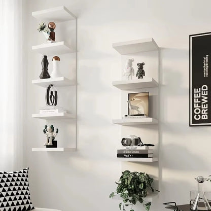 Multi-Layer Wall-Mounted Storage Racks Wall-Mounted Display Racks Modern Style Wall Decoration Racks for Living Rooms Bedrooms