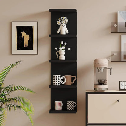 Multi-Layer Wall-Mounted Storage Racks Wall-Mounted Display Racks Modern Style Wall Decoration Racks for Living Rooms Bedrooms